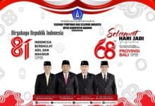 DPRD Kabupaten Badung Ucapkan Dirgahayu RI Ke-81 dan HUT Provinsi Bali Ke-68