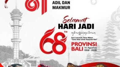 DPRD Provinsi Bali mengucapkan Selamat Hari kemerdekaan RI ke 81 dan Hari jadi Provinsi Bali ke 68