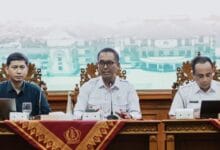 Kepala Dinas Komunikasi dan Informatika Badung, Ketut Gede Arta menjelaskan rencana menggunakan sisten Presensi Wajah ASN Digital