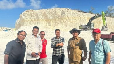 Panitia Khusus Tata Ruang, Aset, dan Perizinan (Pansus TRAP) DPRD Provinsi Bali melakukan inspeksi mendadak (sidak) terhadap aktivitas pertambangan di kawasan Kampial, Nusa Dua, Kabupaten Badung