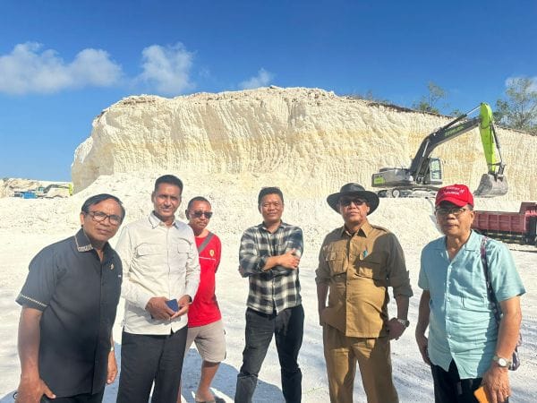 Panitia Khusus Tata Ruang, Aset, dan Perizinan (Pansus TRAP) DPRD Provinsi Bali melakukan inspeksi mendadak (sidak) terhadap aktivitas pertambangan di kawasan Kampial, Nusa Dua, Kabupaten Badung