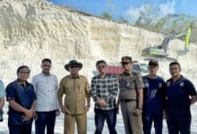 Pansus TRAP DPRD Bali bersama jajaran pemerintah daerah Sidak aktivitas pertambangan seluas 5,8 hektar di kawasan Kampial, Nusa Dua, Kabupaten Badung