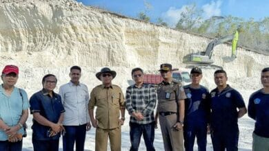 Pansus TRAP DPRD Bali bersama jajaran pemerintah daerah Sidak aktivitas pertambangan seluas 5,8 hektar di kawasan Kampial, Nusa Dua, Kabupaten Badung