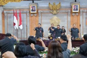 Rapat paripurna DPRD Tabanan penyampaian lima Ranperda oleh eksekutif