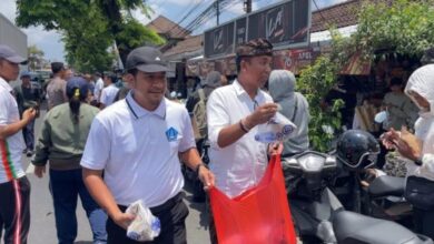 Asisten Bidang Administrasi Umum I Wayan Wijana saat pengerahan ASN ke 38 SPBU